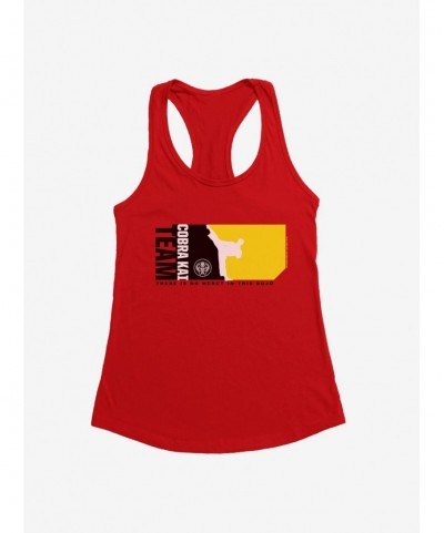 Limited Time Special Cobra Kai S4 No Mercy Girls Tank $9.96 Tanks