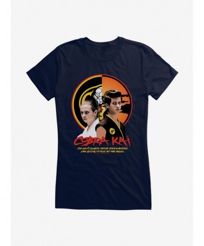 Wholesale Cobra Kai Play By The Rules Girls T-Shirt $6.57 T-Shirts