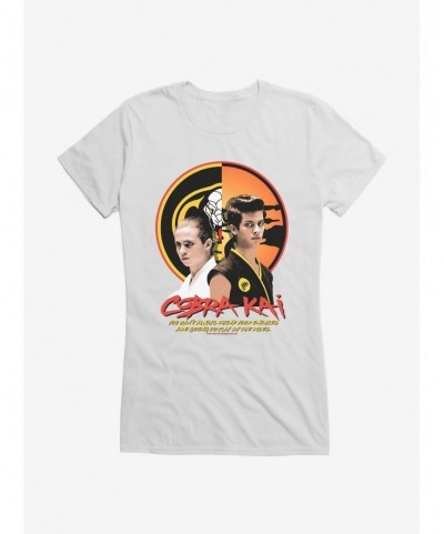 Wholesale Cobra Kai Play By The Rules Girls T-Shirt $6.57 T-Shirts