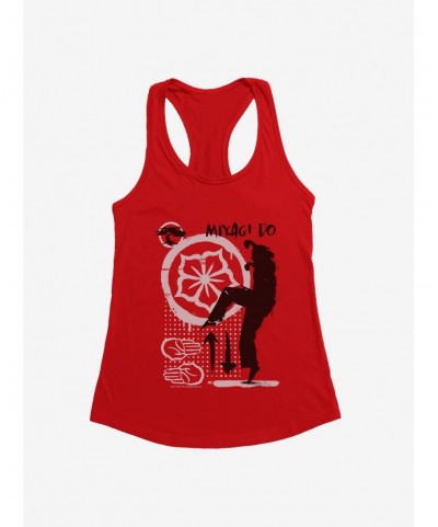 Exclusive Price Cobra Kai S4 Crane Kick Girls Tank $9.96 Tanks