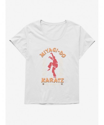 Absolute Discount Cobra Kai Wax On Wax Off Girls T-Shirt Plus Size $9.09 T-Shirts