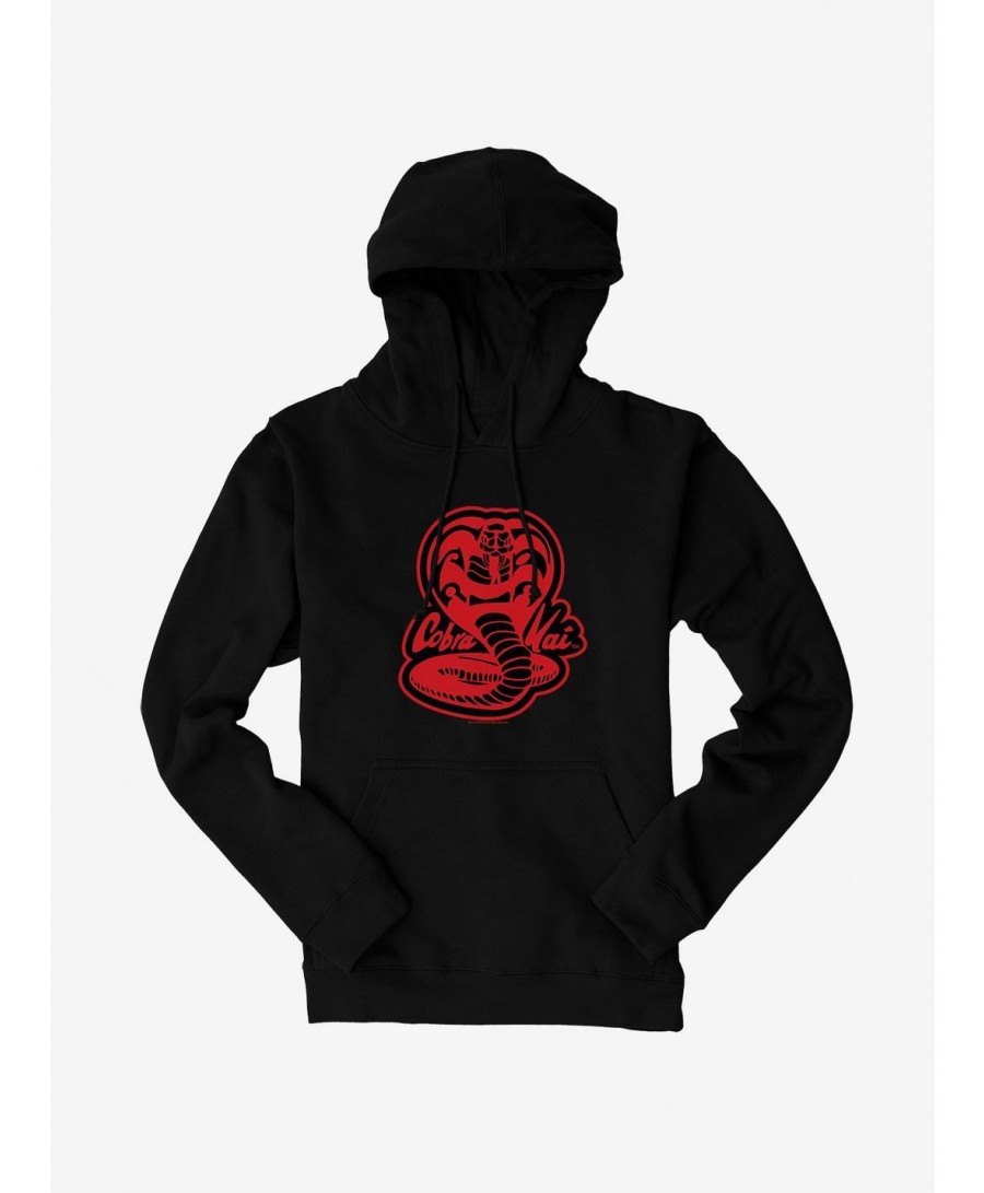 Fashion Cobra Kai Snake Logo Hoodie $12.93 Hoodies